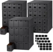 Trading Card Storage Box 19200+ Card Collection with Separate Boxes and Label St