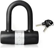 ZECHAO Bike U Lock,Heavy Duty Anti Theft Length Security Cable Bicycle Locks for Road Bike Mountain Bike Electric Bike Folding Bike Anti-Theft Lock