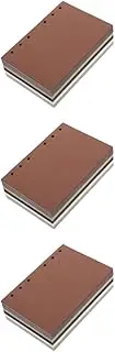 Tofficu 3sets Binder Journal Refills Unlined Paper for 6 Ring Binders Blank Planner Inserts Paper Dividers Ink Resistant A6 Size 300sheets*3