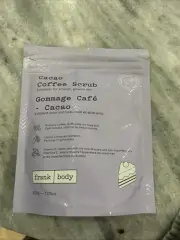 FRANK BODY CACAO COFFEE SCRUB BODY 7.05oz/200g Full Sz. Exfoliator Scrub SEALED
