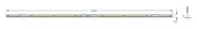 Striking plate for lock 530 20 Assa Abloy-Yale-Corni