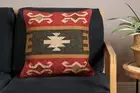 18" Inch Vintage Kilim Pillow Cover Handwoven Aztec Cushion Cover Boho Shams rug