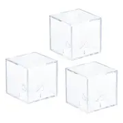 Baseball Display Case Autographed Baseball Case Display Acrylic Case, 3pcs