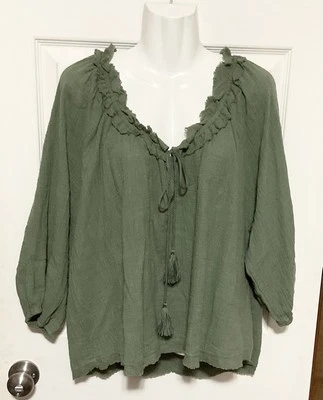 NWT Women’s Forever 21 Woven Top Blouse Plus Size 3x