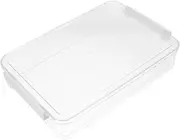 jojofuny Box Versatile Hard File Storage Box with Lid Large Capacity Document Organizer for Home and Office Pet Material Minimalist Design for Efficient File Management