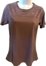 NEW! NIKE [M] Women's Miler REFLECTIVE Running/Yoga/Gym Shirt-Purple 506314-525