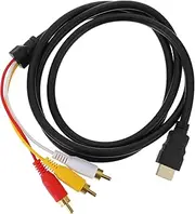 BRIGHTFUFU High Definition to Cable 1.5m Video Converter Cable for HDTV DVD Projector