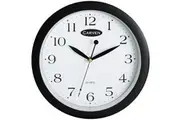 Carven Round Wall Clock 250mm Black