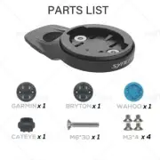 Aluminum Alloy Computer Stand 0 ° Top Cap Fit for MTB Bicycle Handlebars XC Stem