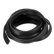 13/64"x 15/32"x 8.2ft Rubber U Channel Edge Trim Flat Fits 0.5-1mm Edge, Black