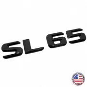 15-16 SL 65 AMG Letter 3D Emblem Trunk Logo Nameplate Badge Decorate Gloss Black