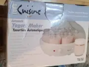 Euro Cuisine YM100 Automatic Healthy Yogurt snack Maker 7 Jars 6oz