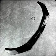 Front Bumper Splitter Lip Compatible for Benz A Class W176 Pre-Facelift AMG LINE A180 A200 A250 A45 2012 2013 2014 2015 Body Kit(Gloss Black)