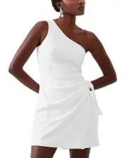 French Connection Whisper One Shoulder Mini Dress