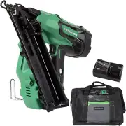 Metabo HPT 18V Multivolt™ Cordless Angled Finish Nailer Kit | Accepts Nails 1-1/