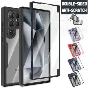 For Samsung Galaxy S24 Ultra/Plus S23 S22 S21 Case Clear Cover Screen Protector