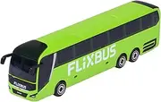 Majorette Man Lion's Coach L Flixbus - Toy Bus with Freewheel and Suspension, Metal Body, 13 cm Long, for Children from 3 Years, Delivery 1 Piece