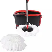 Mop Heads Wheel Spinning Stainless Steel Bucket Easy Clean