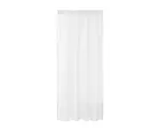 Sheer Curtains Semi-sheer Light Filtering Polyester Window Sheer Rustic Drapes for Living Room-White
