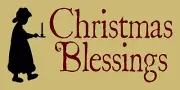 STENCIL ITEM 8540 J 11"x20" - CHRISTMAS BLESSINGS - REUSABLE MYLAR STENCILS