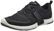 ECCO Women's Biom Amrap Tie Fashion Sneaker 40 EU/9-9.5 M US Black / White