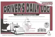 JJ Keller 601LD Driver's Daily Log Book w/Detailed DVIR 2-Ply w/Carbon w/Recap