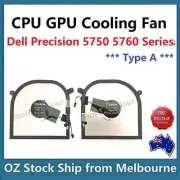 Genuine CPU GPU Cooling Fan For Dell Precision 17 5750 5760 Series Left Right
