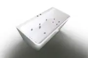 Best BM Florence Spa Bath Tub Back to Wall Bathtub 1700mm Acrylic BTF1700