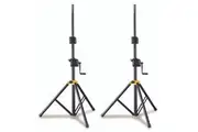 2PK Hercules Foldable Winch Up Floor Stand Holder for Stage PA Speaker w Adaptor