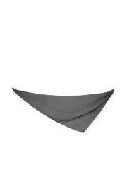 Black Silk Organza Milette Head Scarf