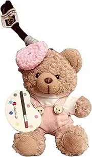 Plush Animals Keychain, Stuffed Cartoon Bear Keychain Pendant, Cute Plush Stuffed Keychain For Backpack, Car Keys, Bags, Mobile Phones, Adorable Plush Bear Keychain For Everyday Accessories,