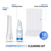 JJC 10pcs APS-C Frame Sensor Cleaning Swab Kit Solution with Handle Light Camera