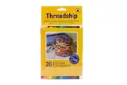DMC Threadship PRIMARY Colour Multi Stranded Cotton Thread 8m each, 36 Skeins