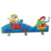 BN WOODEN PIRATE COAT HOOKS - GREAT GIFT IDEA
