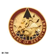 US Army DUI Pin ~ US Transportation Command "Spearhead Of Deployment" ~ Vanguard