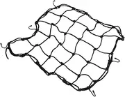 Generic Elastic Bungee Cargo Net for Motorcycles and Camping Trolleys Lightweight and Portable with Fixed Net Design Durable and Easy to Transport for Secure Storage