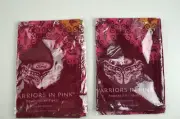 2x Warriors in Pink Scarfs Geometric Design Ford Collection NEW in Bag