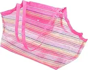 GARIOUANS Beach Bag Portable Capacity Mesh Organizer for Shells and Essentials Easy for Beach Play and Storage Present
