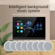 Home Sound Amplifier Wall Audio System Theater Bluetooth Speaker Stereo 7inch