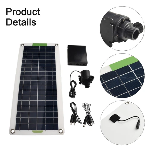 Outdoor Water Features Solar Water Pump Kit DC12V Water Pump For Fish Ponds