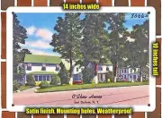 METAL SIGN - New York Postcard - O'shea House, East Durham, N. Y.