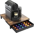 Decobrothers Original Pod Holder Drawer, 42 Nespresso Capsule Organizer, Rust...