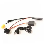 Bluetooth 5.0 Aux Cable Microphone Adapter ISO for Fiat Grande Punto Alfa Romeo (for: Alfa Romeo)