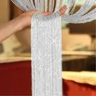 Hanging Beaded Curtains Screen Panel Glitter String Curtain Door Fly Screen