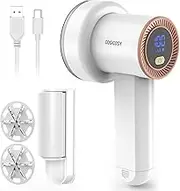 Cosicosy Debobbler, Bobble Remover for Clothes Fabric Shaver Lint Remover Clothes Debobbler LED Digital Display 2-In-1 Lint Roller Wool Defuzzer Fluff Remover Quick and Effective (3 Blades Included)