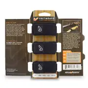 3-PACK Gruv Gear FretWraps String Muters Dampenersl Black SMALL