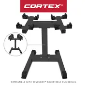 CORTEX RevoLock Adjustable Dumbbell Stand