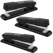 Stapler - 3 Pack Staplers for Desk - Black Stapler Heavy Duty, Staplers 25 Sh...