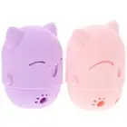 2pcs Silicone Cat Makeup Sponge Holder For Travel Home Storage Makeup Sponge