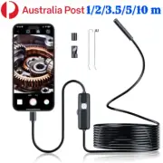 IP67 Waterproof Endoscope Camera 7mm 5M Borescope Type-C Phone Inspection Camera